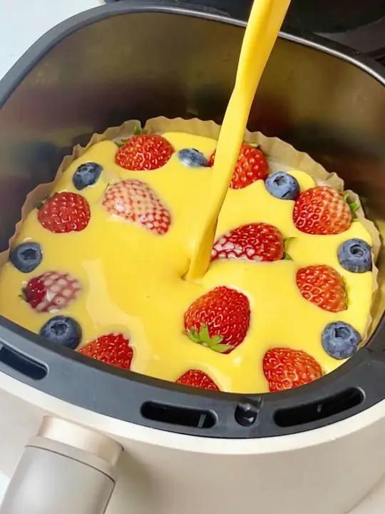 有空气炸锅的都去试试这个蛋糕做法!