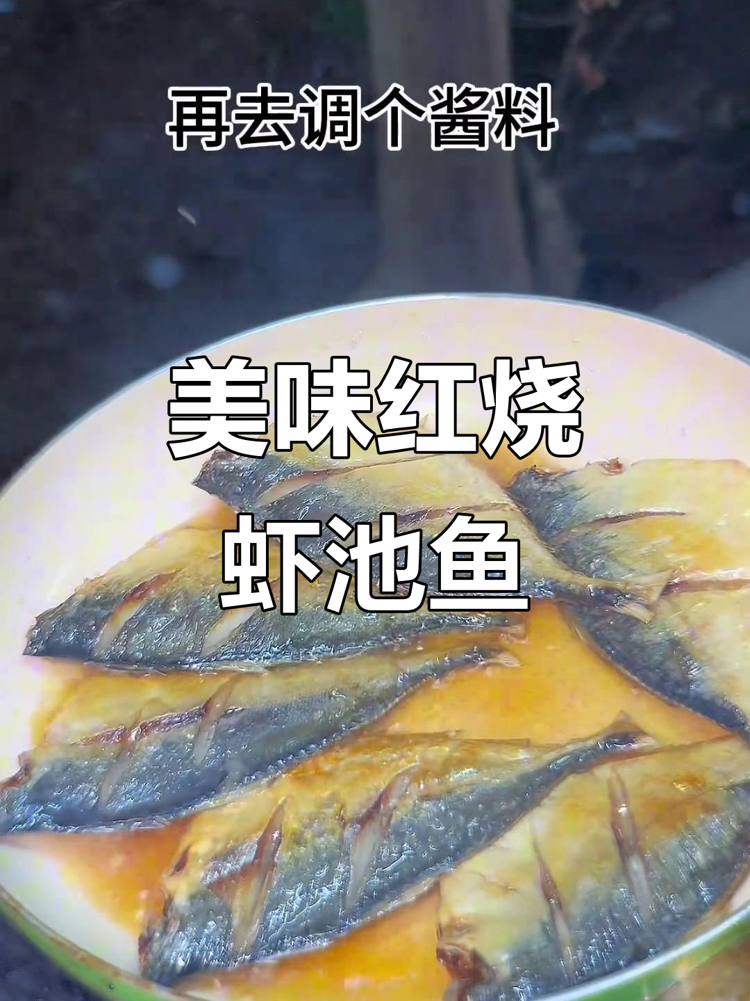 红烧虾池鱼配粥，鲜美下饭新体验！