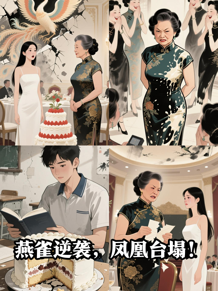 被嘲燕雀难登凤凰台，她竟让整个豪门跪地求饶！