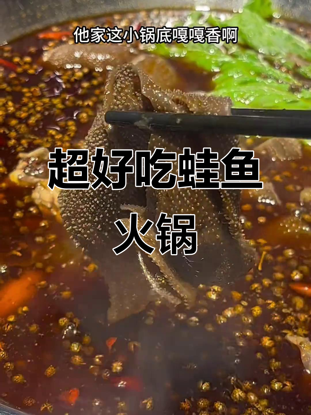 重庆火锅必试蛙鱼锅底,配小毛肚、猪蹄和蟹炒超有味