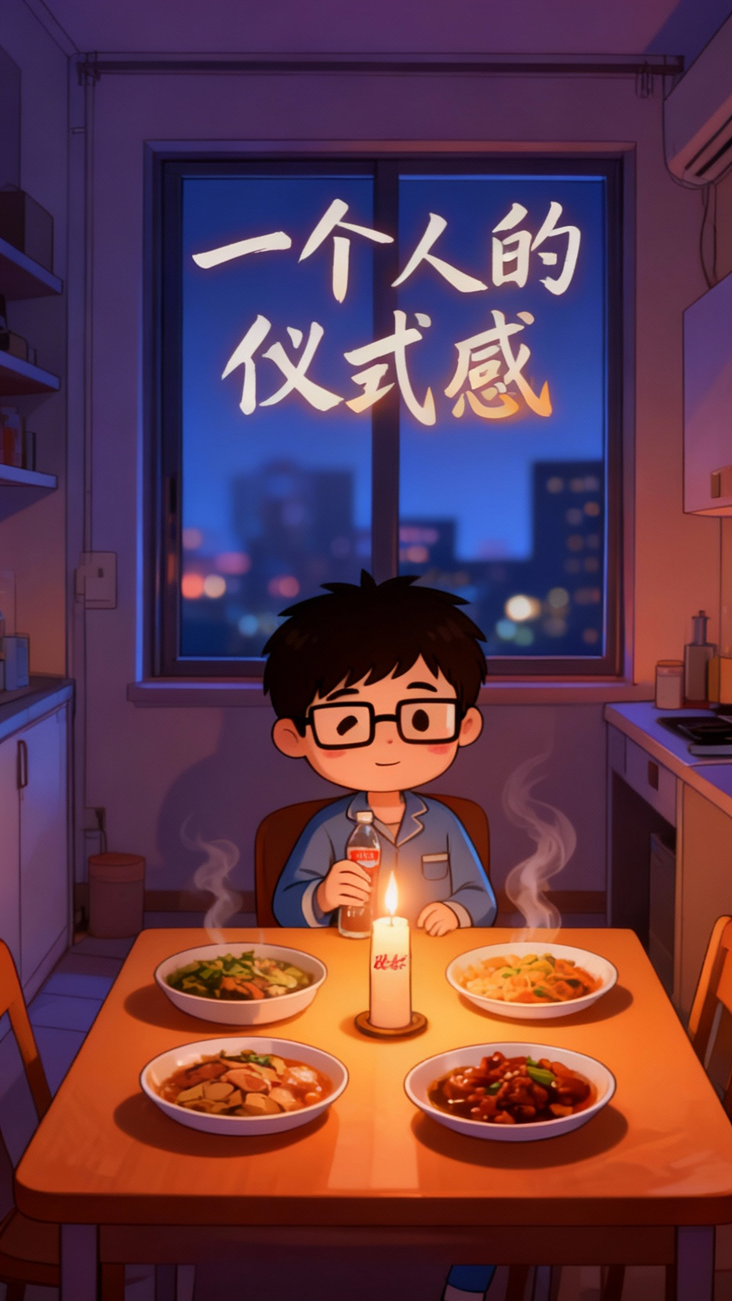 独在异乡,一个人的生日晚餐