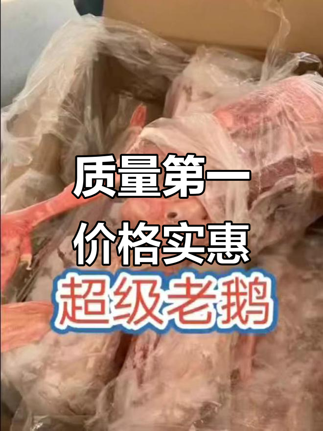 坚持品质,生意才能长久!东北白条鹅批发零售全覆盖