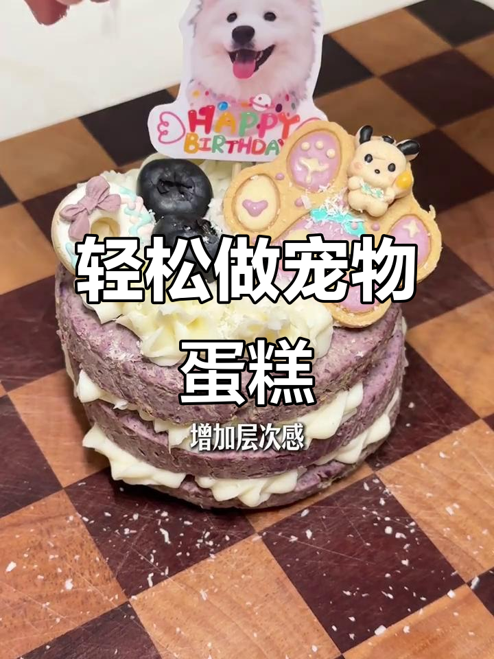 自制宠物蛋糕,简单又美味!猫咪狗狗生日必备