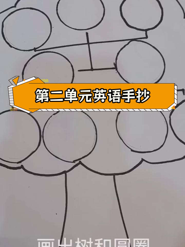 三年级英语手抄报第二单元