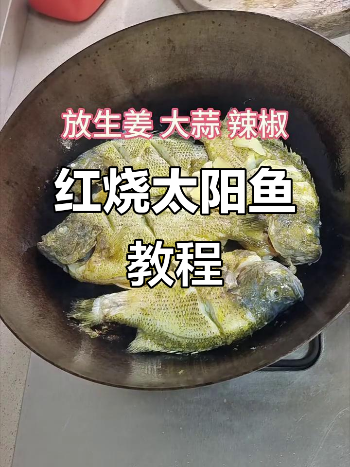 85后妈妈教你做红烧太阳鱼,家常美味轻松学