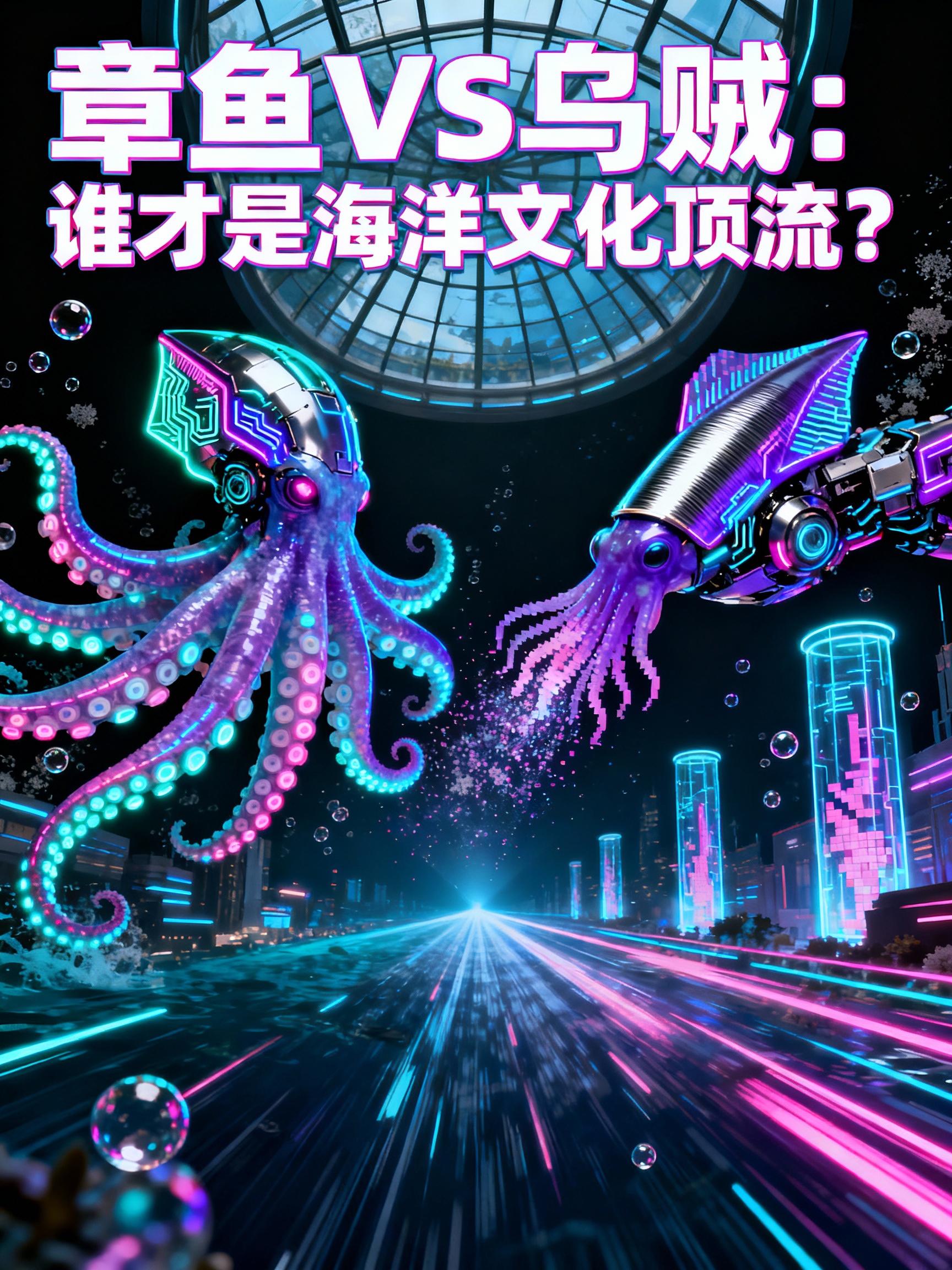 章鱼VS乌贼:谁才是海洋文化顶流?