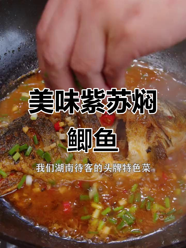 紫苏鲫鱼香气扑鼻，汤汁拌饭让人停不下来