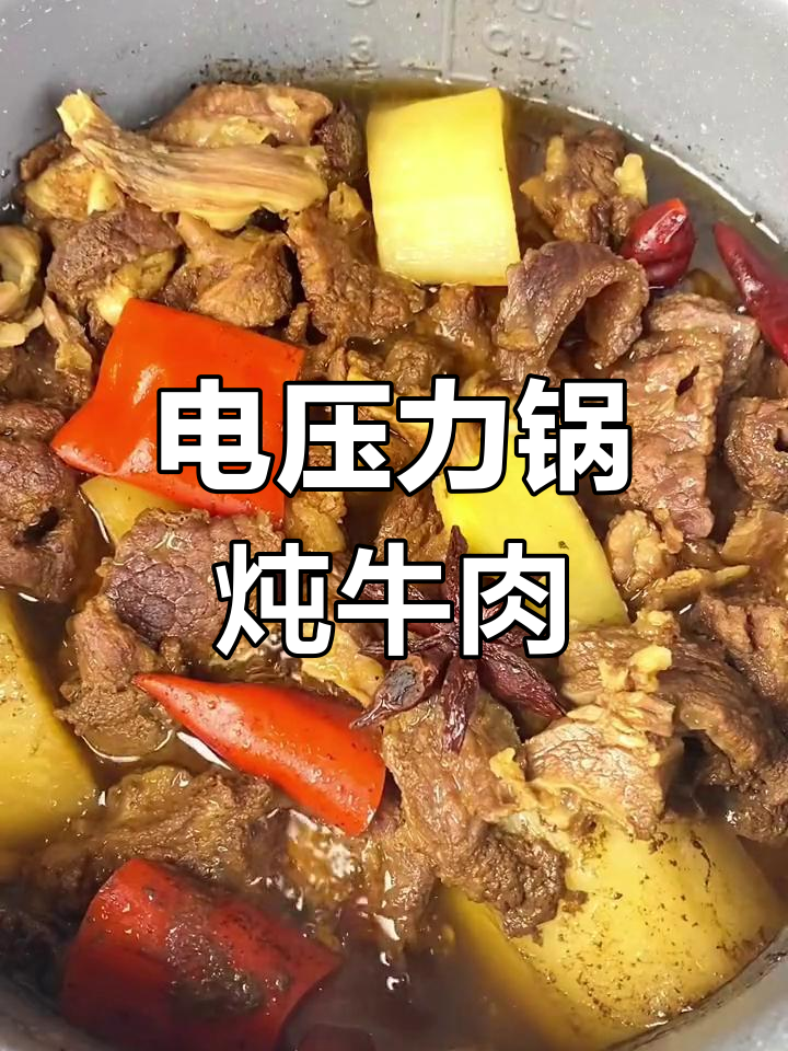 轻松做美味,电压力锅也能搞定萝卜牛腩