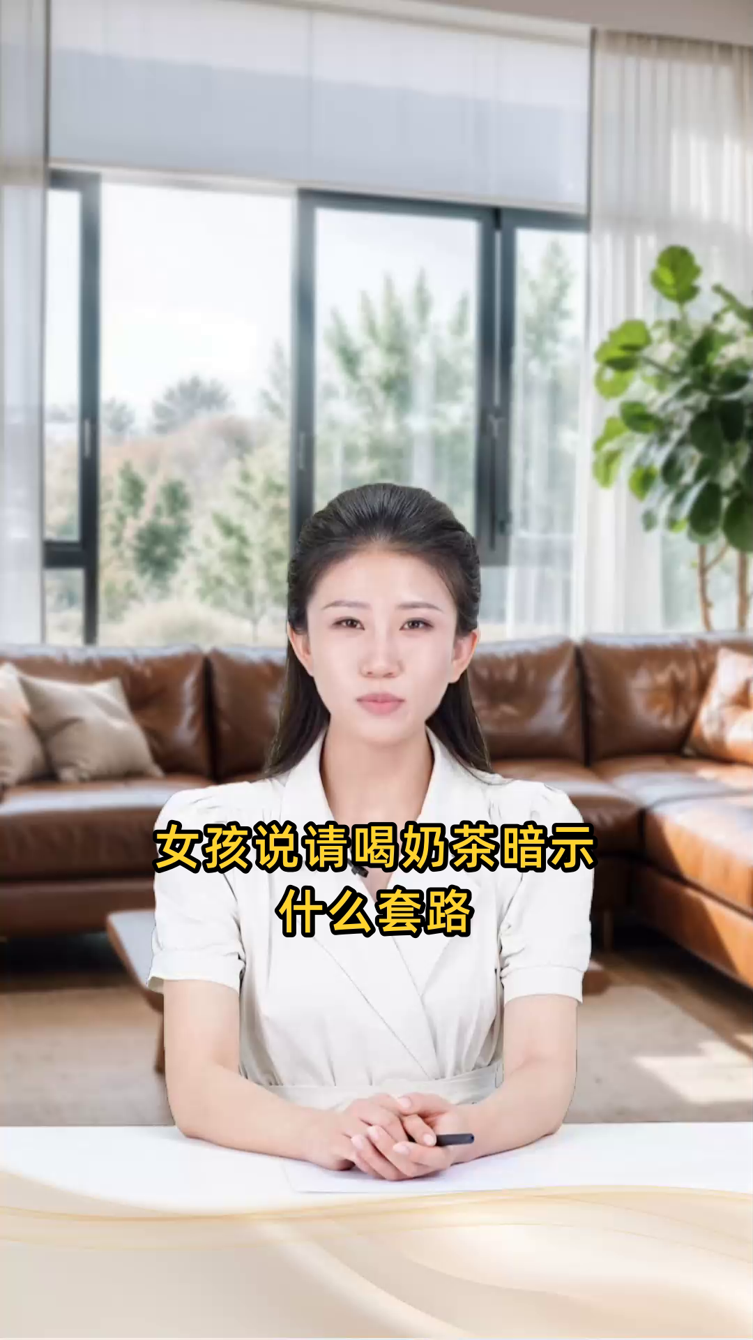 女孩说请喝奶茶暗示什么套路