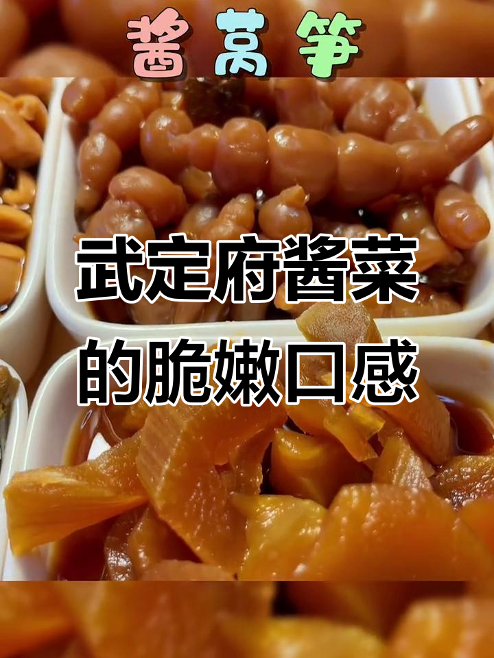 百年传承的武定府酱菜,脆嫩爽口,多种选择满足你的味蕾