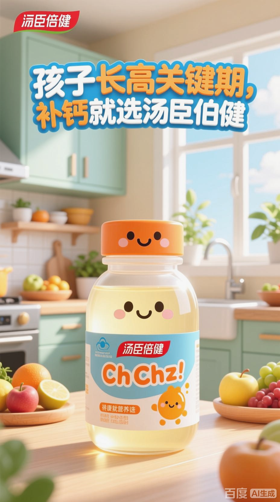 汤臣倍健启高钙，助力儿童成长