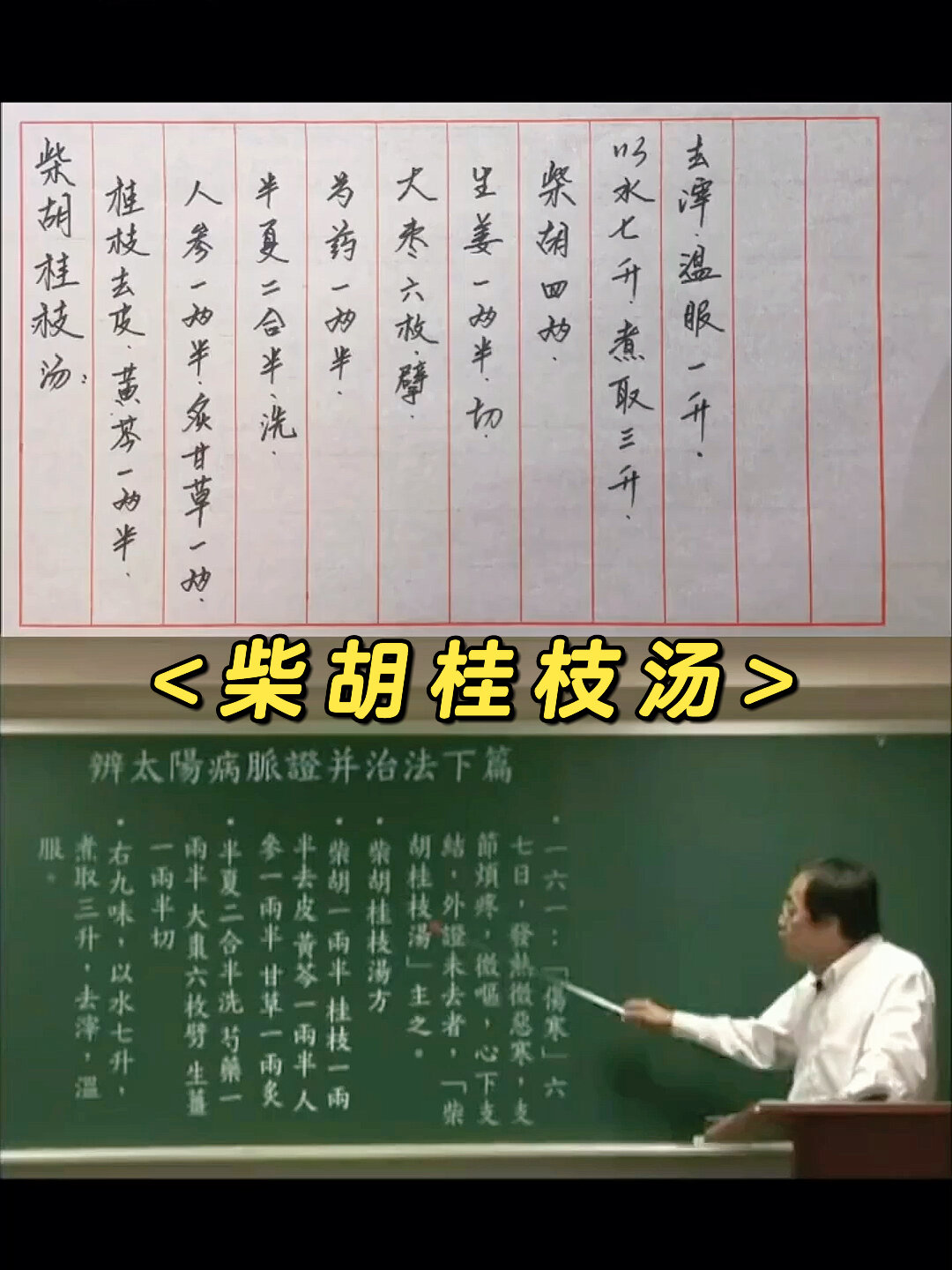 伤寒杂病论:柴胡桂枝汤