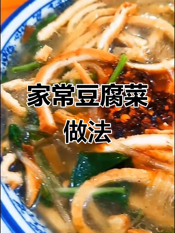 豆腐菜大揭秘!家常美味,麻辣鲜香一学就会