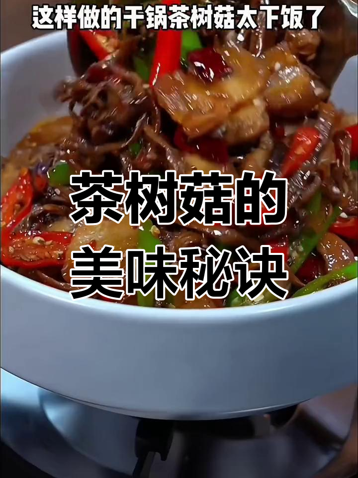 茶树菇炒肉脆嫩,煲汤鲜美,口感绝佳!