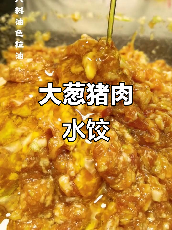 猪肉大葱饺子,料油秘制配方让肉馅抱团有汤汁