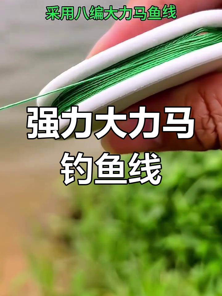 大力马线组:30斤大鱼轻松提,拉力爆表、耐磨抗缠绕