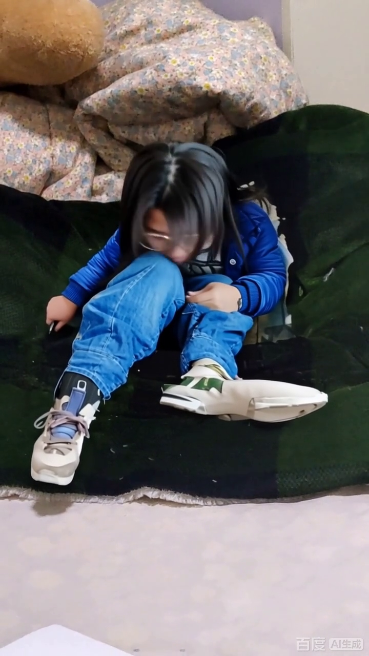 头埋膝盖的小emo
