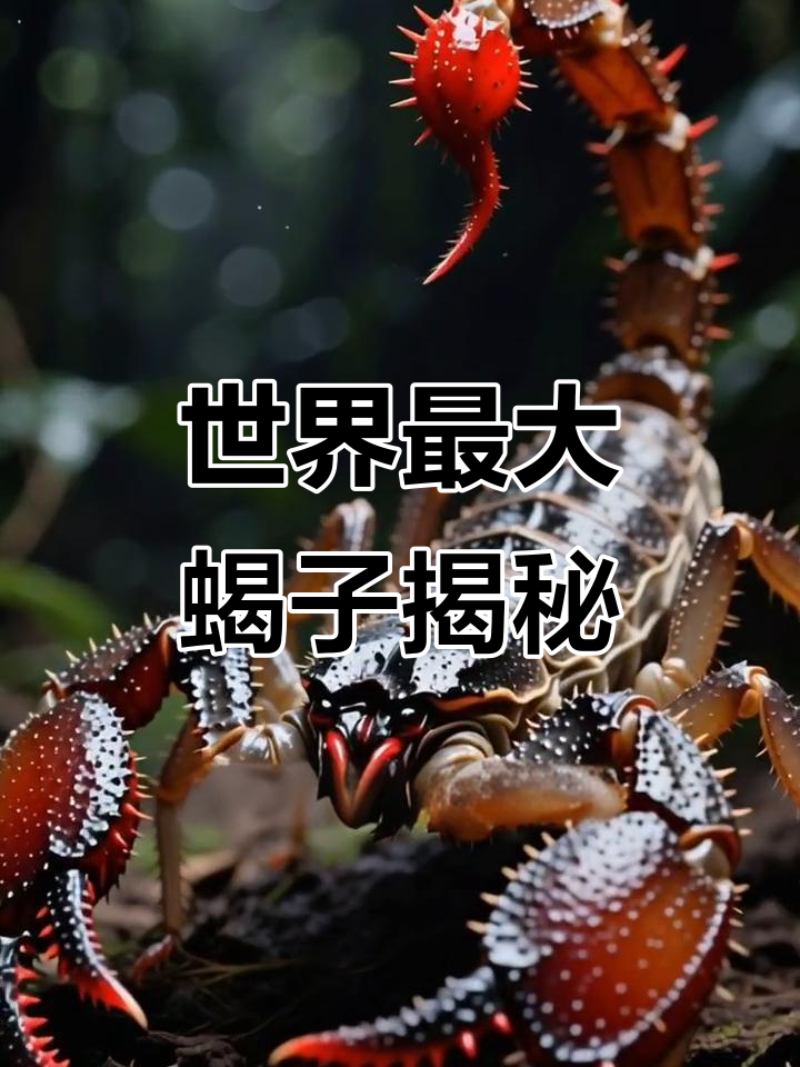 帝王蝎:非洲森林中的巨型捕食者