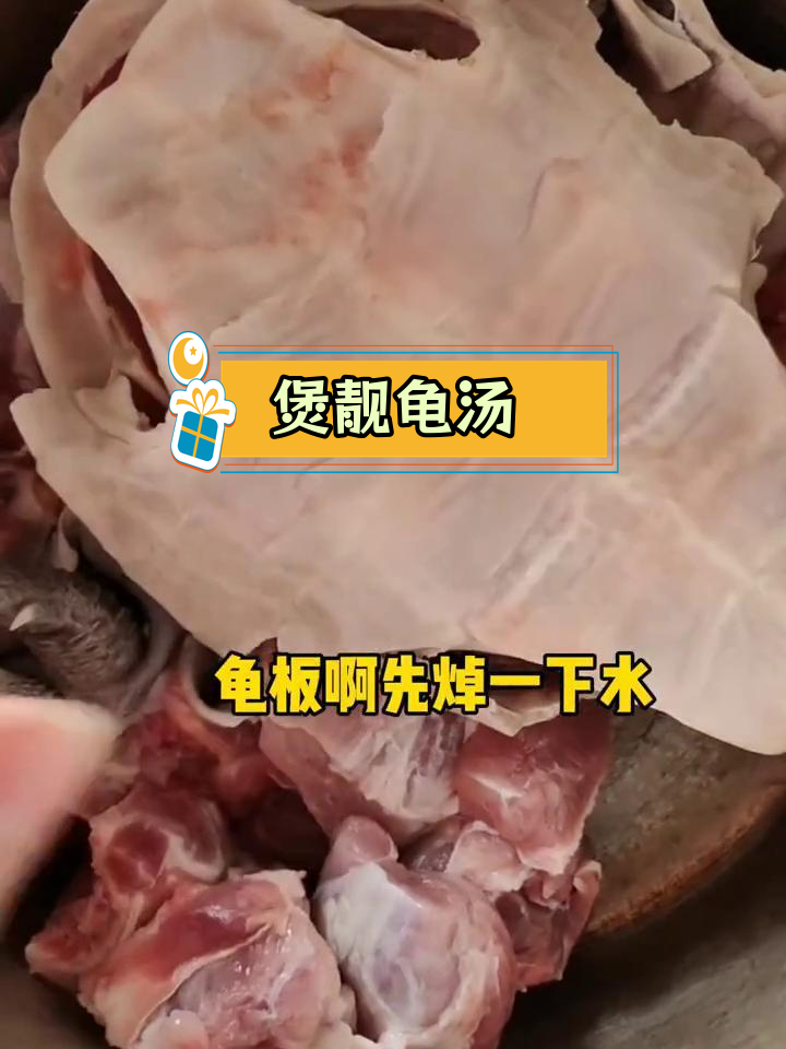 龟汤滋补,药材搭配
