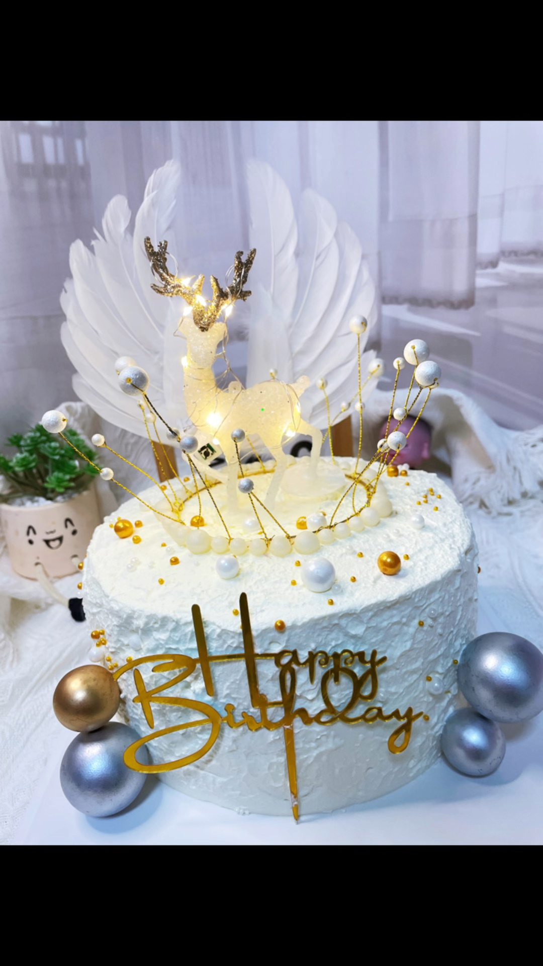 感恩一鹿有你网红生日蛋糕