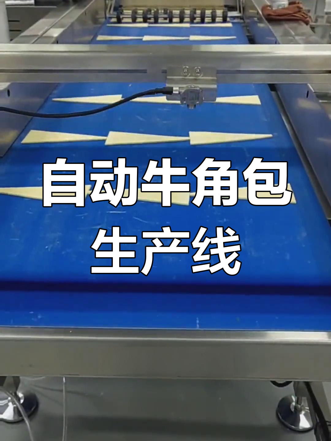 全自动牛角包生产线,轻松搞定面包成型