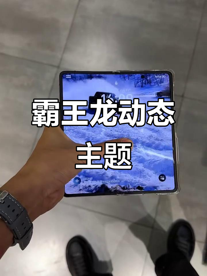 霸王龙动态壁纸,荣耀折叠屏和华为折叠屏必备