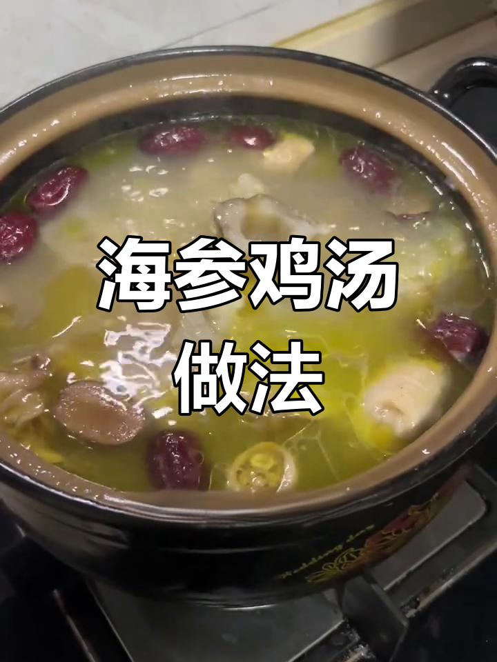 慢炖海参鸡汤,香气扑鼻