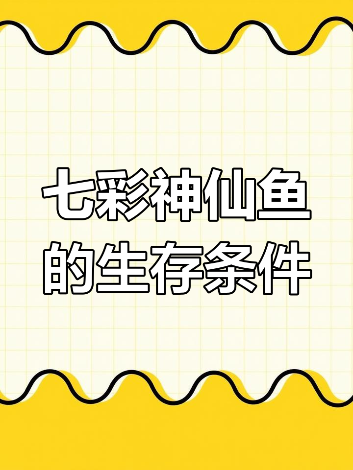 七彩神仙鱼的生活环境与习性