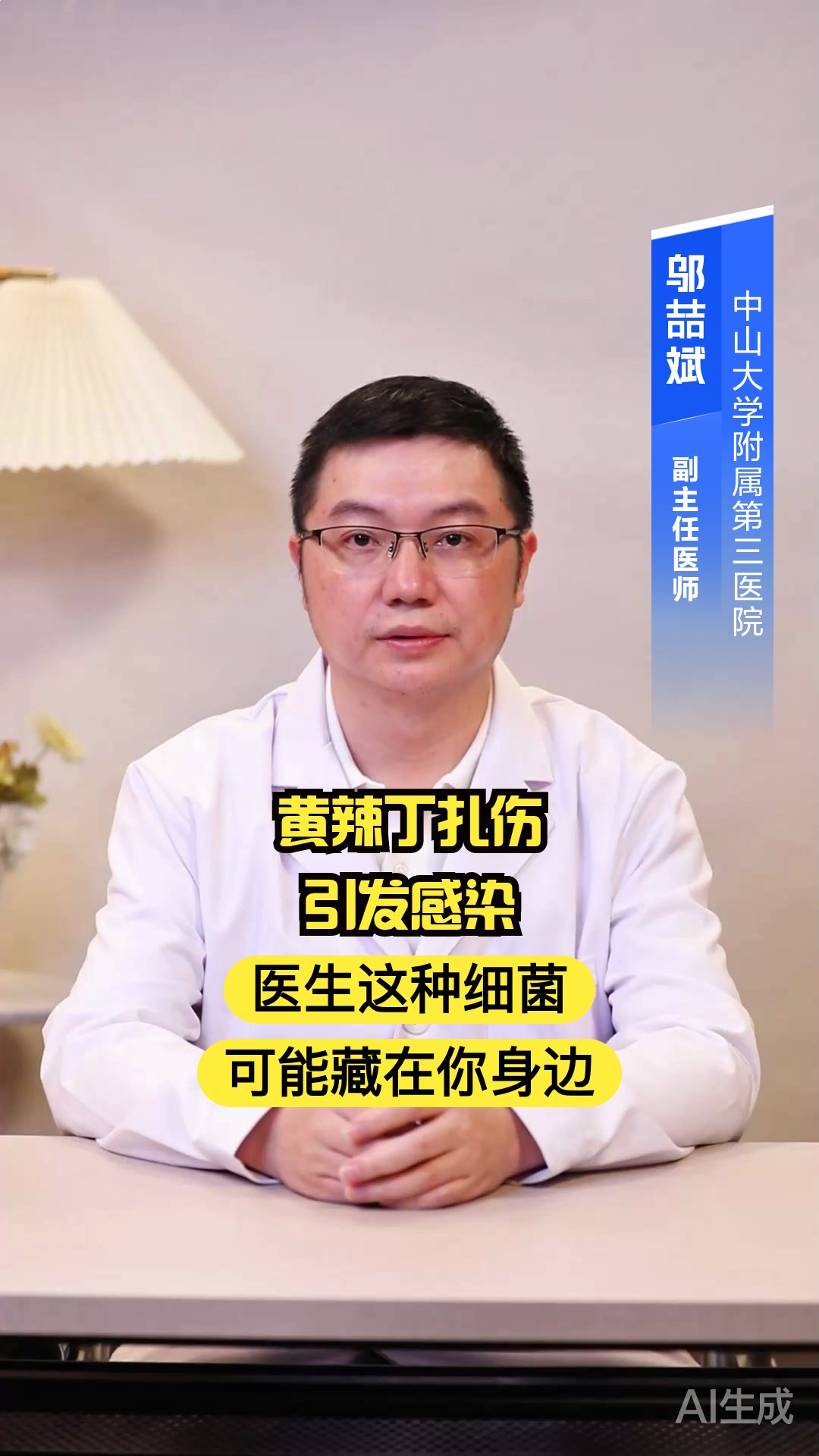 黄辣丁扎伤引发感染?医生:这种细菌可能藏在你身边