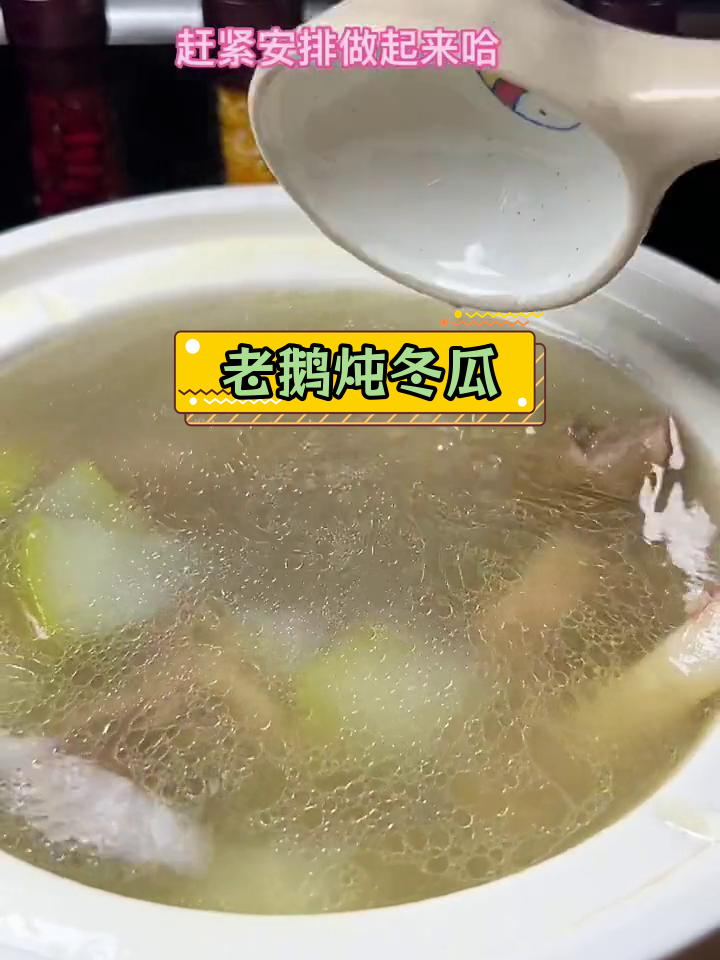 夏日解暑汤,老鹅炖冬瓜做法简单又美味