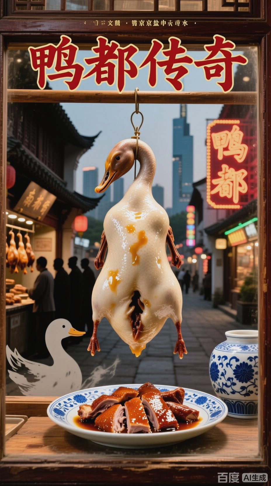 南京鸭肴文化:盐水鸭与烤鸭