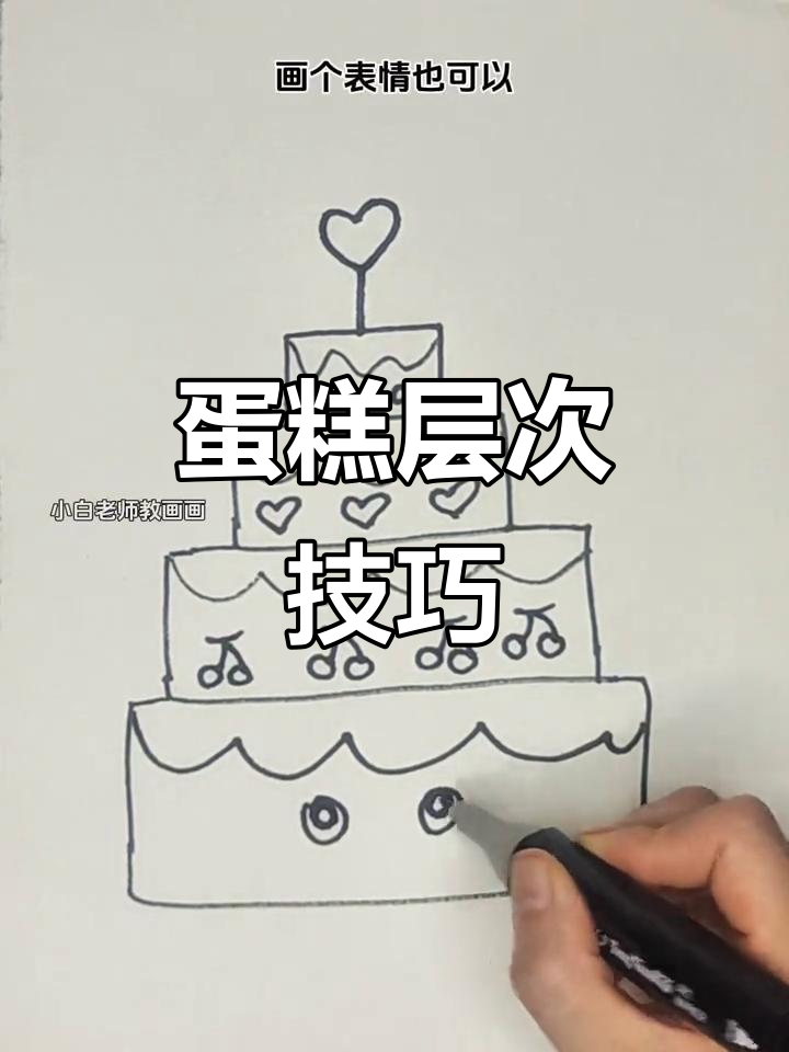 画蛋糕时，各层大小要递减，从大到小逐渐变化