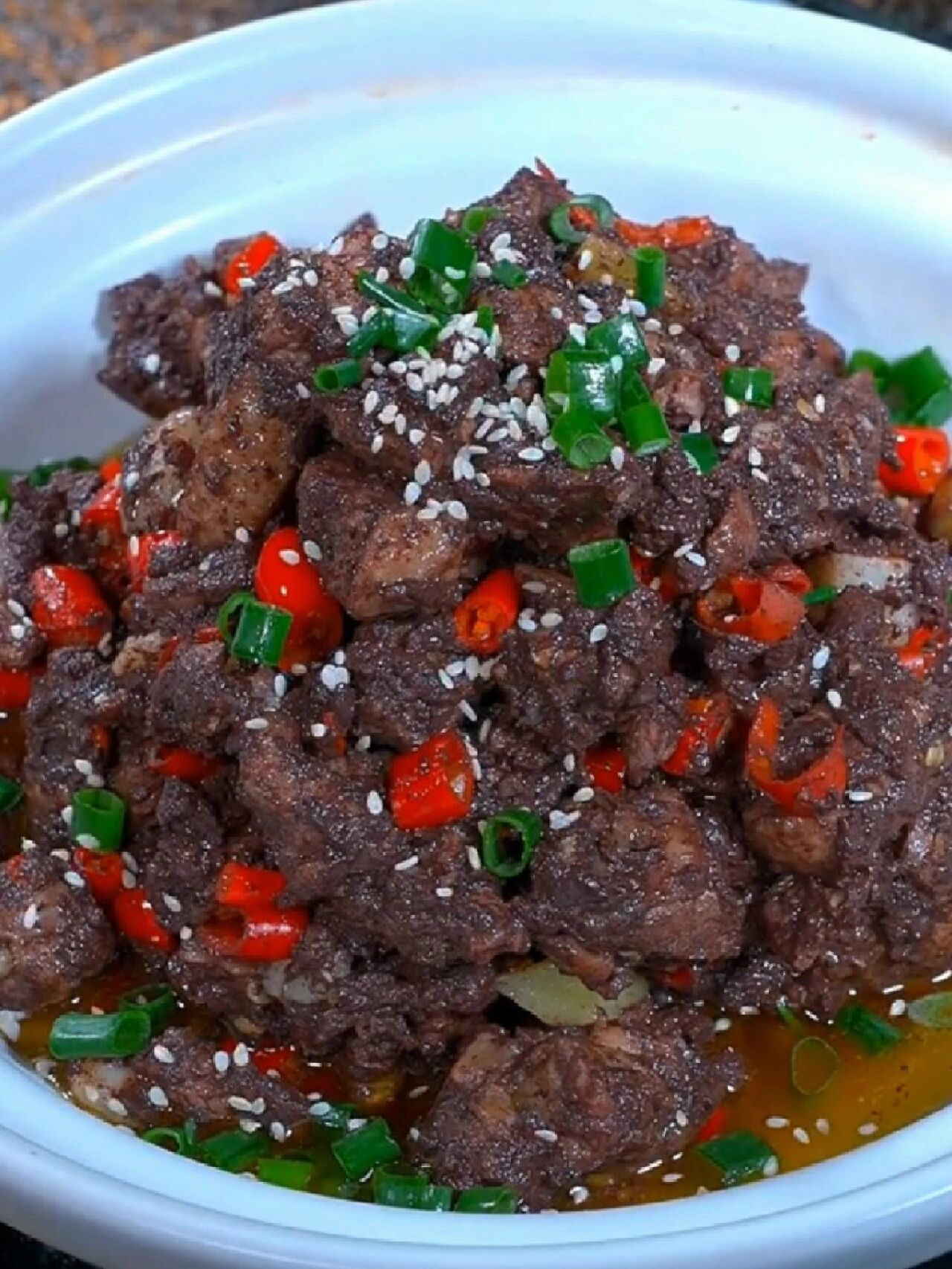 湖南永州招牌菜……永州血鸭