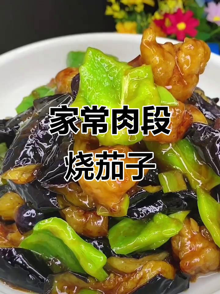 肉段烧茄子,家常做法大揭秘!外焦里嫩,绝对香喷喷