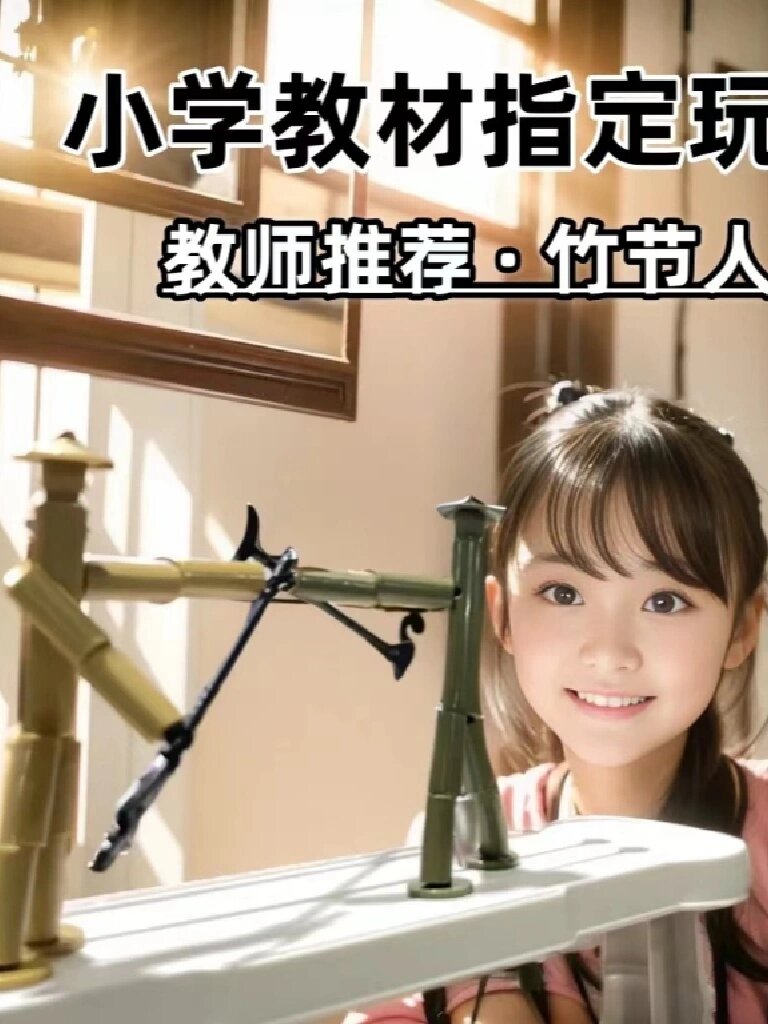 竹节人制作教程|见过竹子做的功夫大侠吗?