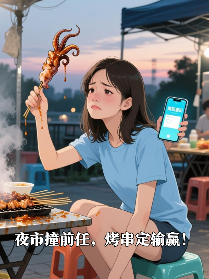 夜市烧烤摊偶遇前任，她用烤串技术逆转局面！