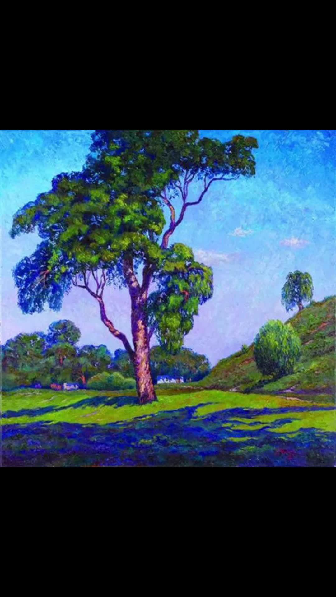 阿根廷印象派画家爱德华多·马拉尔笔下的风景油画,美得不得了!