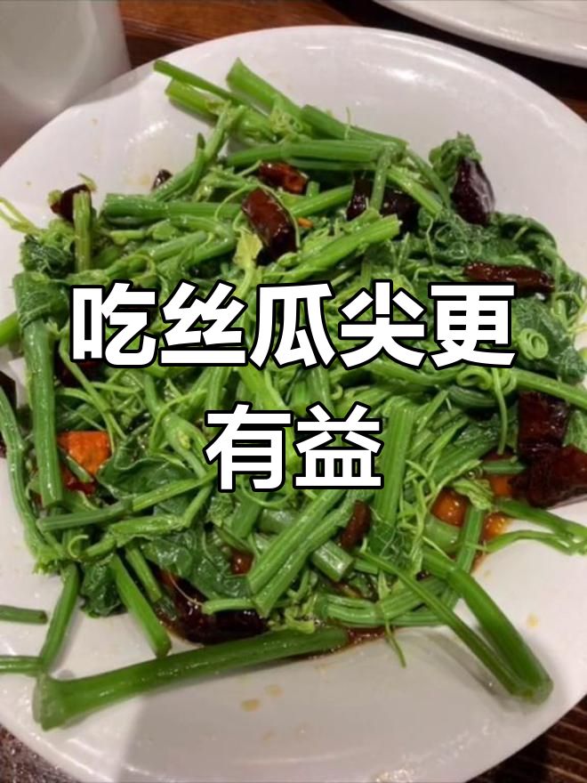 丝瓜尖的营养价值让我惊讶,原来这样吃更健康