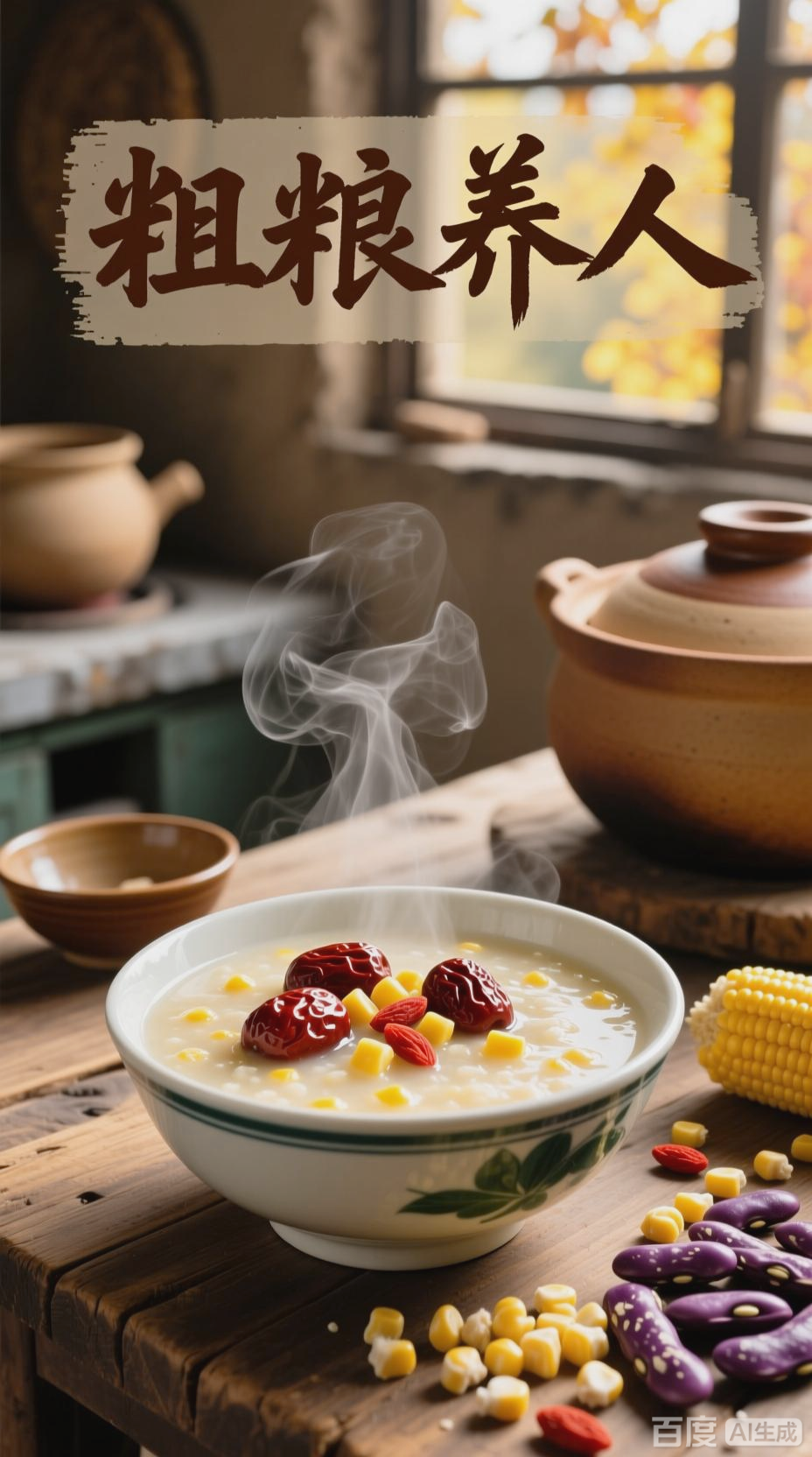 古法慢熬，粗粮养人｜苞米碴子粥