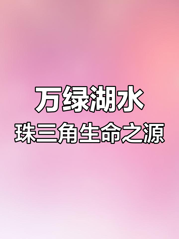 珠三角饮用水源地揭秘:万绿湖的稀有鱼与清澈水质