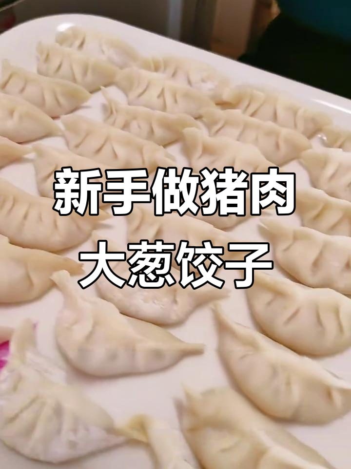 复刻猪肉大葱饺子,新手也能轻松搞定!