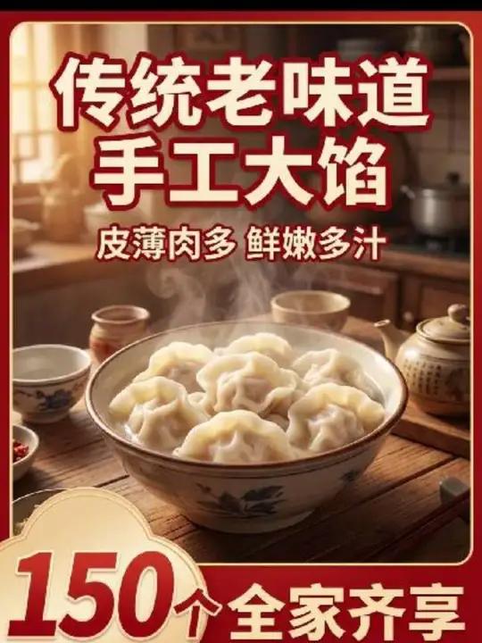 「顺丰到手5斤/150个」手工包水饺牛羊肉猪肉大葱大馅韭菜速冻饺子