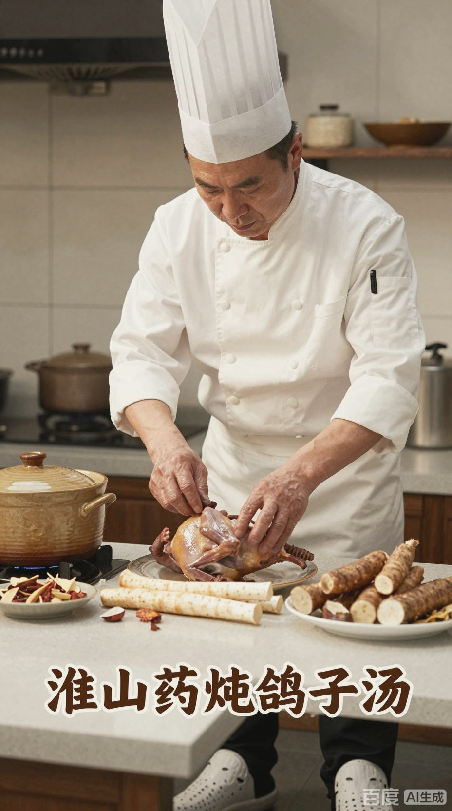 淮山药炖鸽子汤,原汁原味滋补佳品
