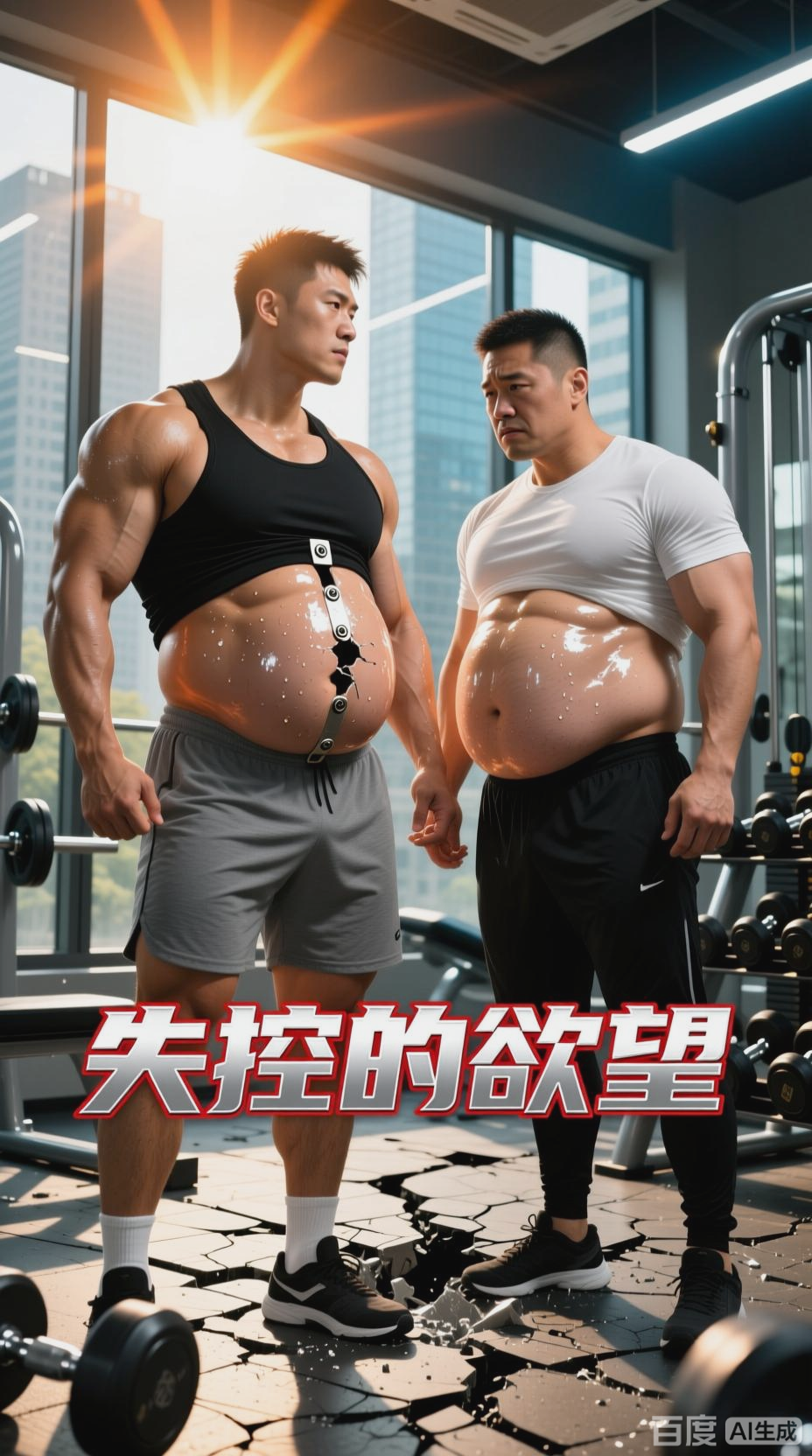 肌肉男与膨胀肚子的奇幻之旅