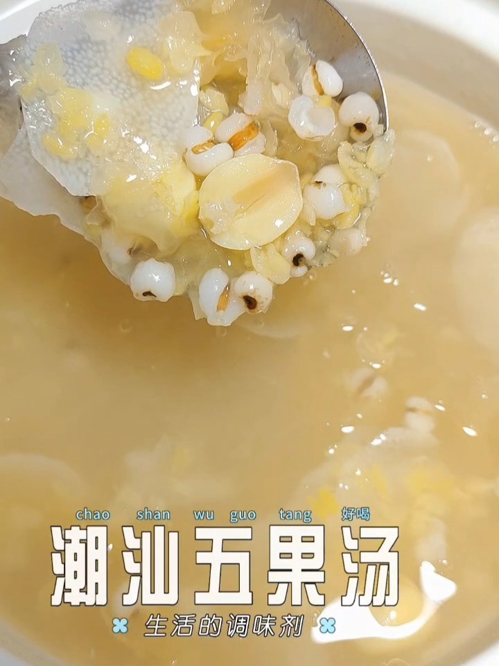 潮汕经典甜汤 五果汤
