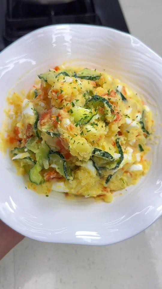 这个土豆泥沙拉一周我可以吃5天