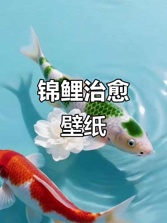 锦鲤治愈系壁纸,放松心情的美丽画面