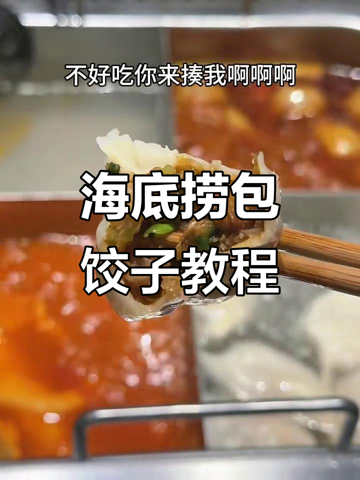 海底捞包饺子,虾滑牛肉馅一学就会