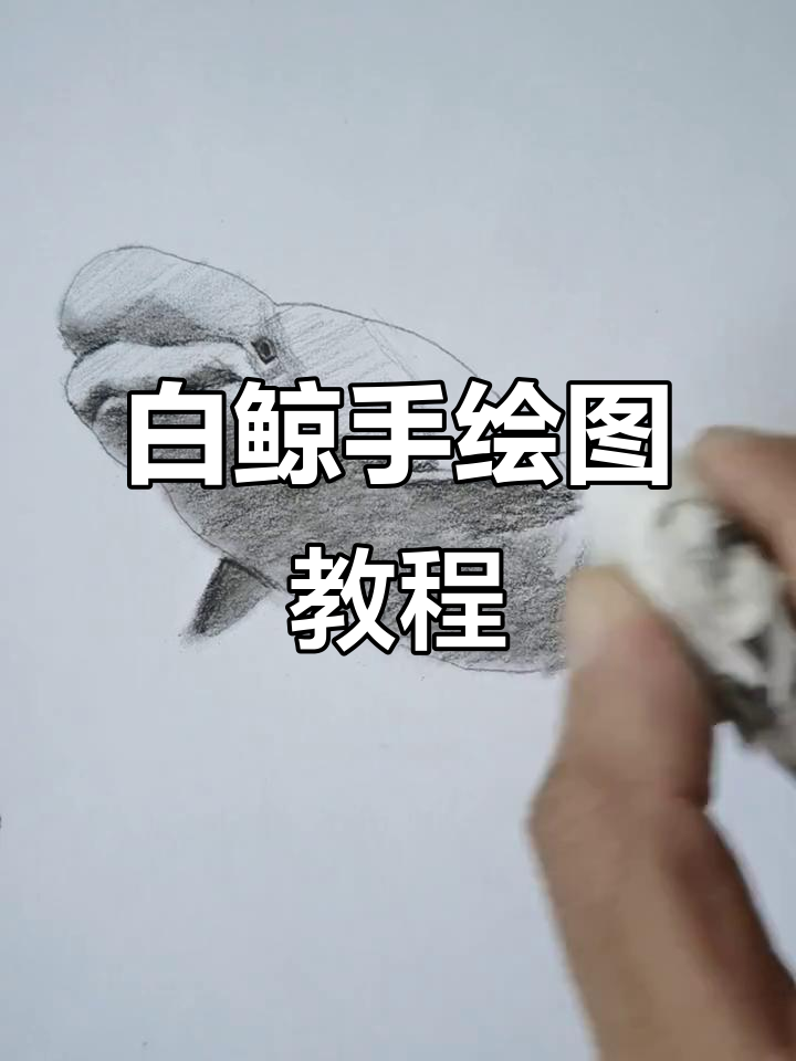 画白鲸时小心它跳出来!教你零基础手绘技巧