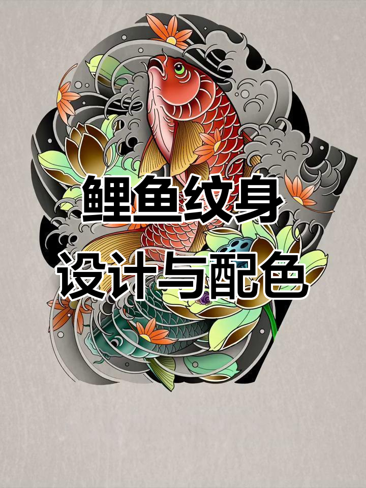 鲤鱼纹身设计全攻略：从传统到现代，风格与色彩搭配技巧